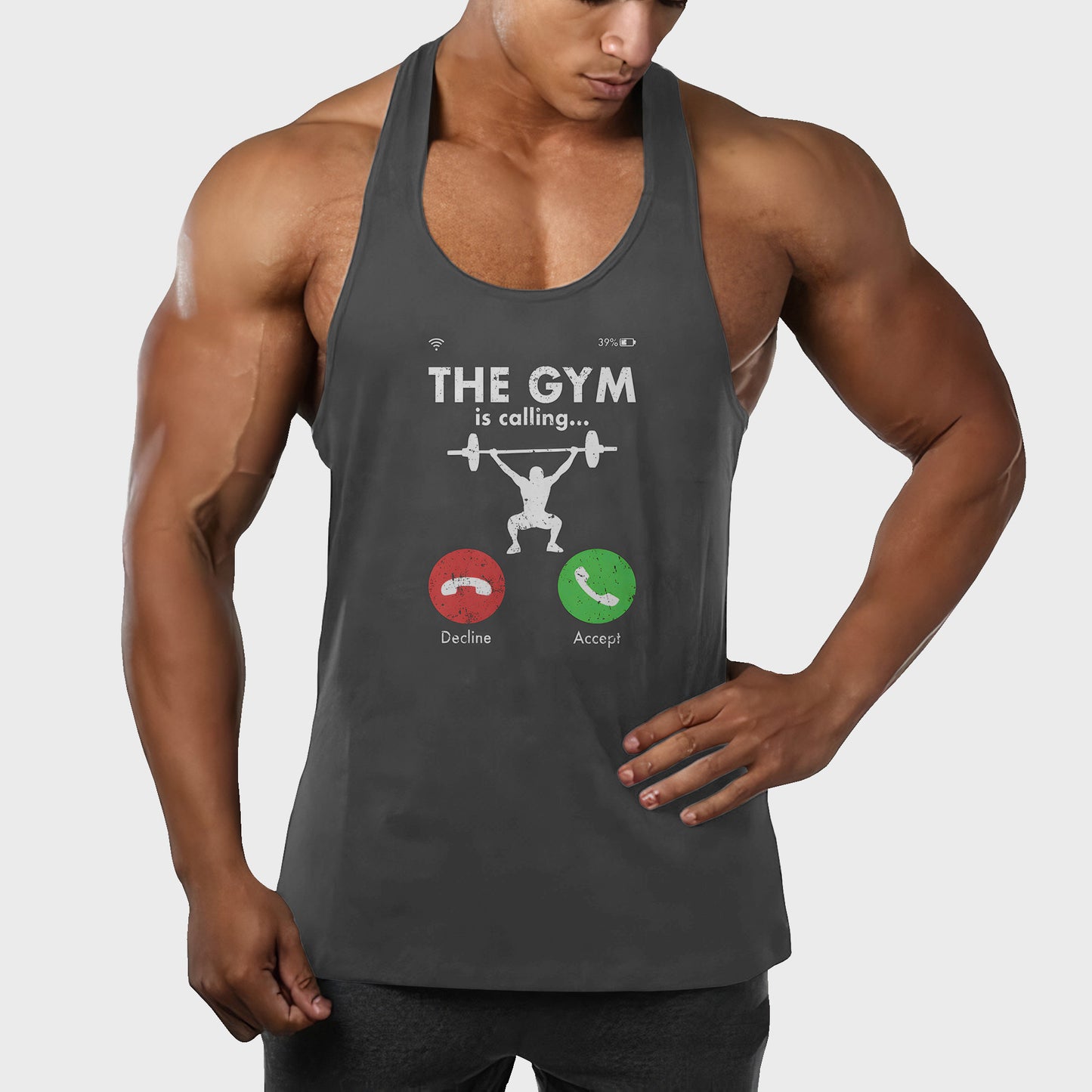 Customizable Bodybuilding Racerback Tank Top- TT01219