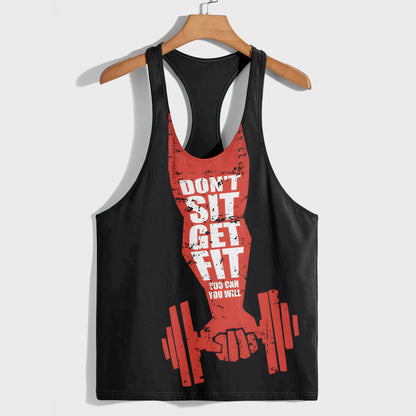 Customizable Bodybuilding Racerback Tank Top- TT01223