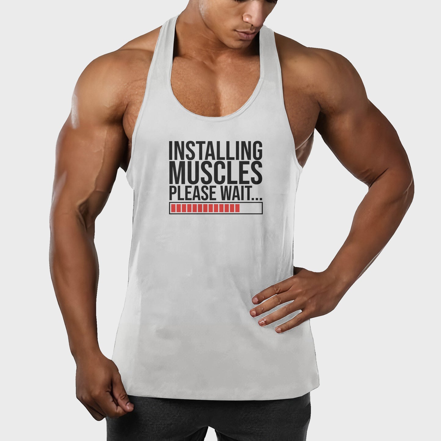 Customizable Bodybuilding Racerback Tank Top- TT01225