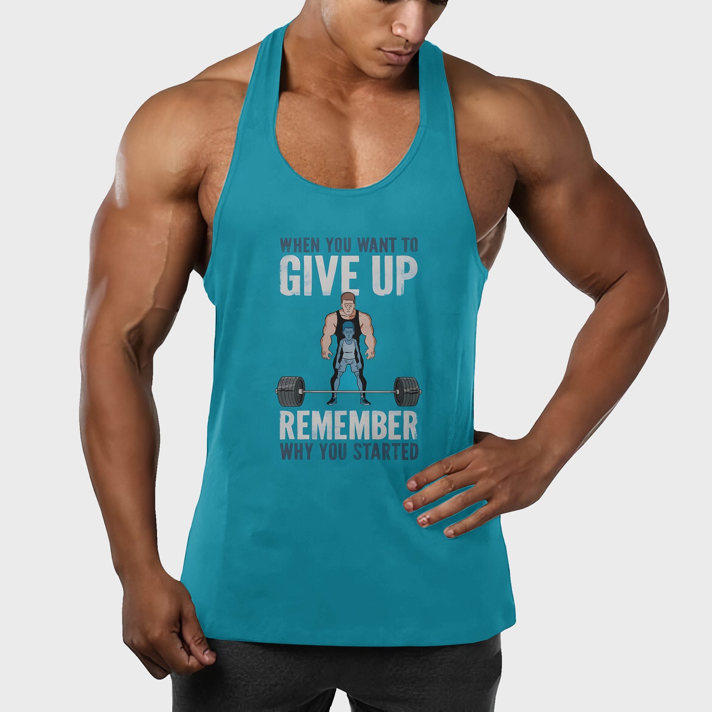 Customizable Bodybuilding Racerback Tank Top- TT01243