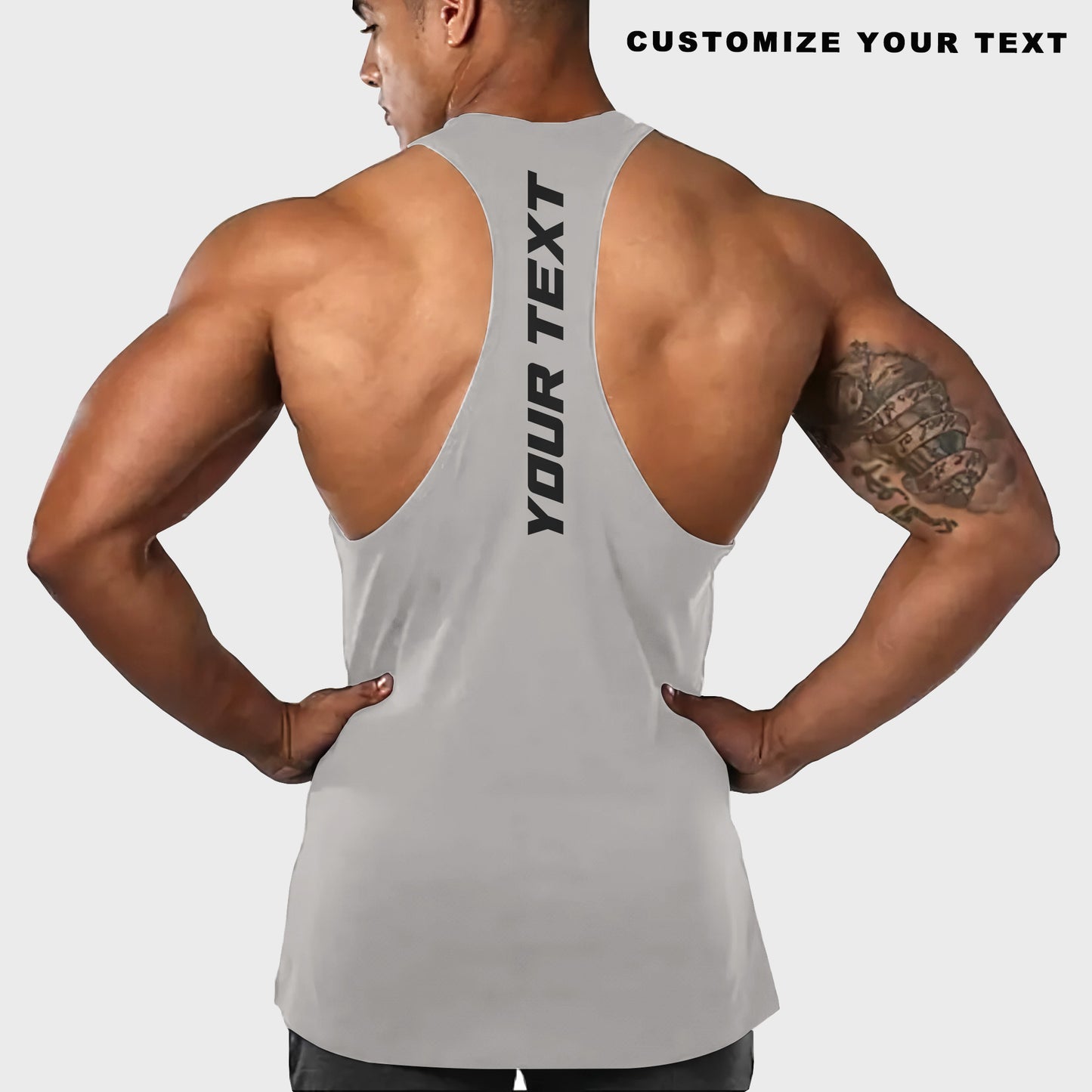 Customizable Bodybuilding Racerback Tank Top- TT01245