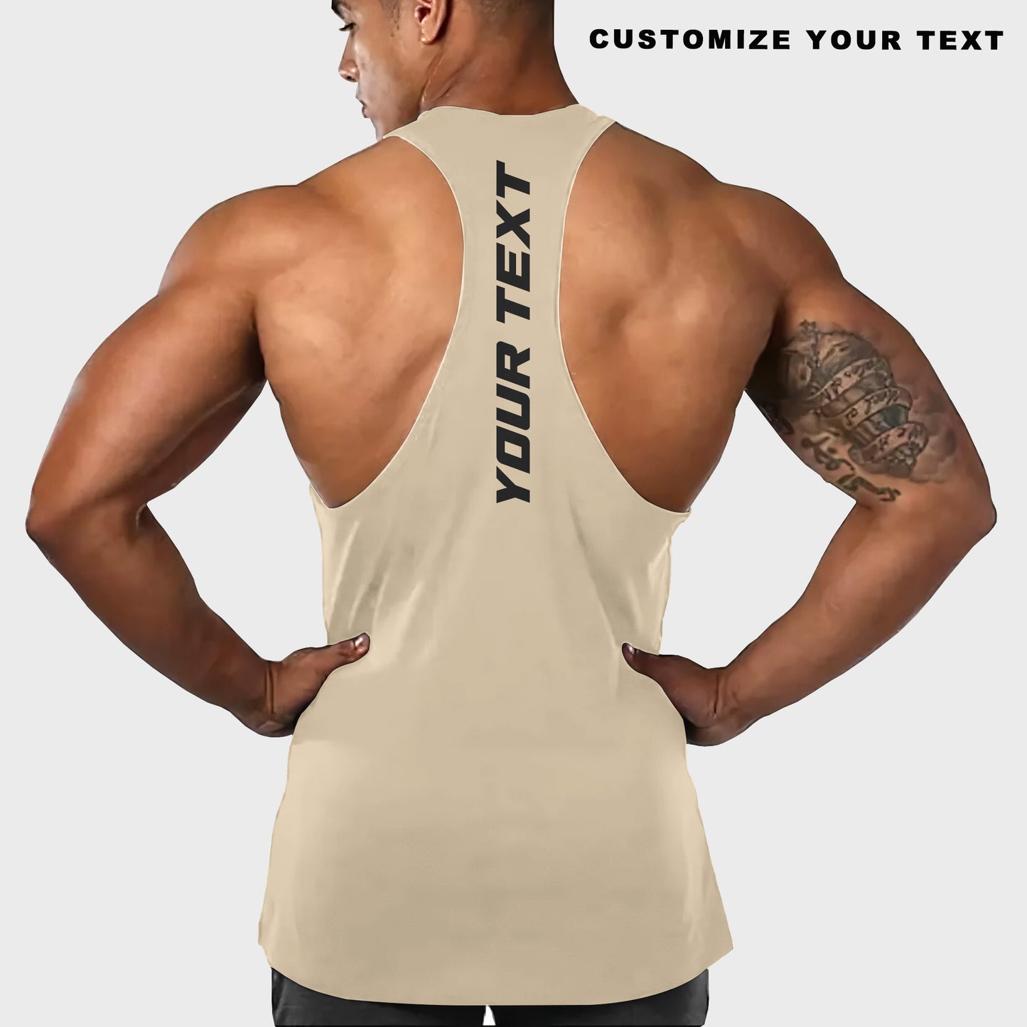 Customizable Bodybuilding Racerback Tank Top- TT01248