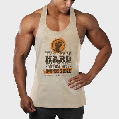 Customizable Bodybuilding Racerback Tank Top- TT01248