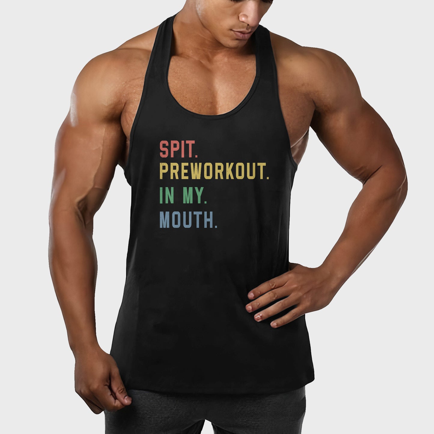 Customizable Bodybuilding Racerback Tank Top- TT01249