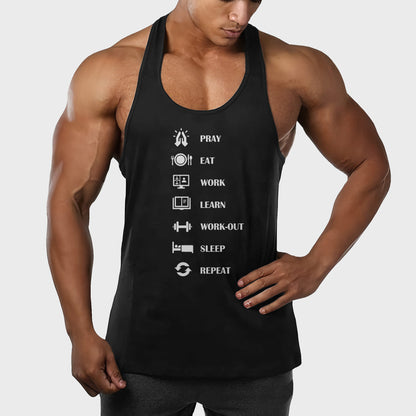 Customizable Bodybuilding Racerback Tank Top- TT01251