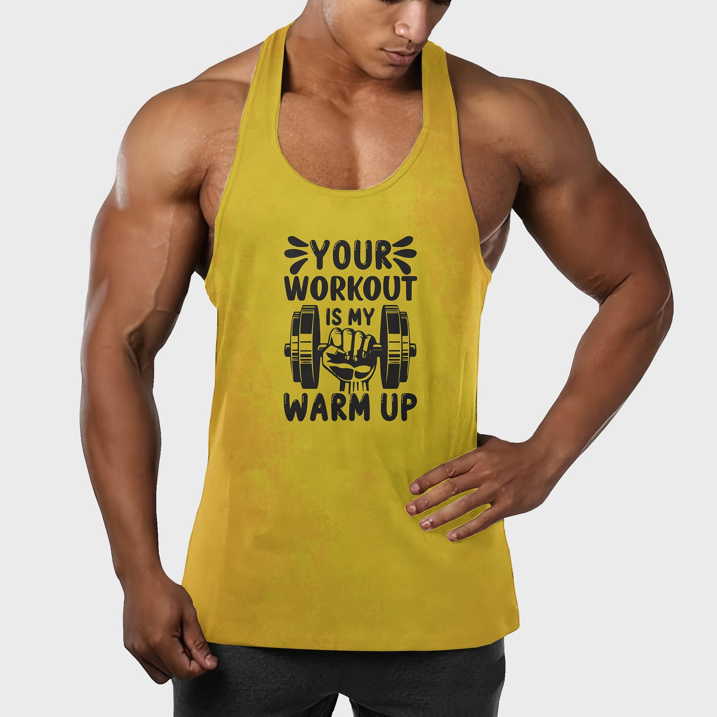 Customizable Bodybuilding Racerback Tank Top- TT01252