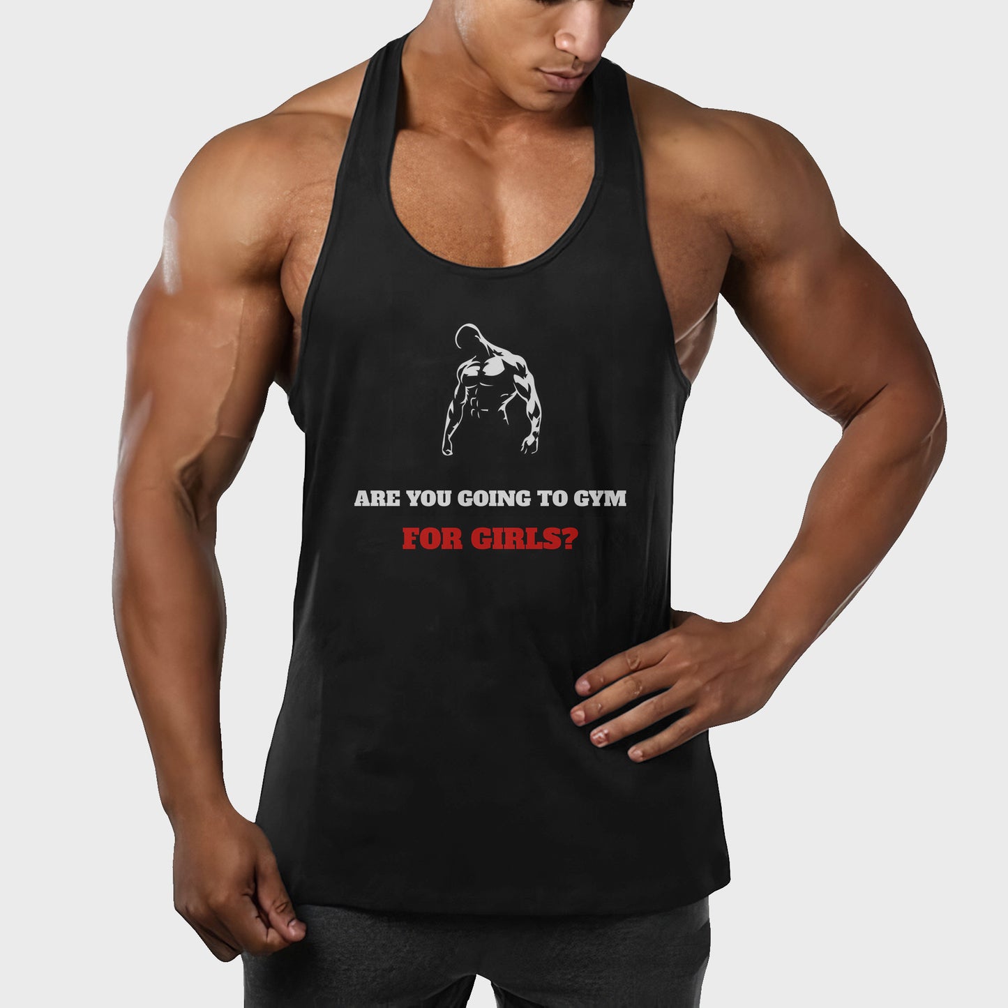 Customizable Bodybuilding Racerback Tank Top- TT01255