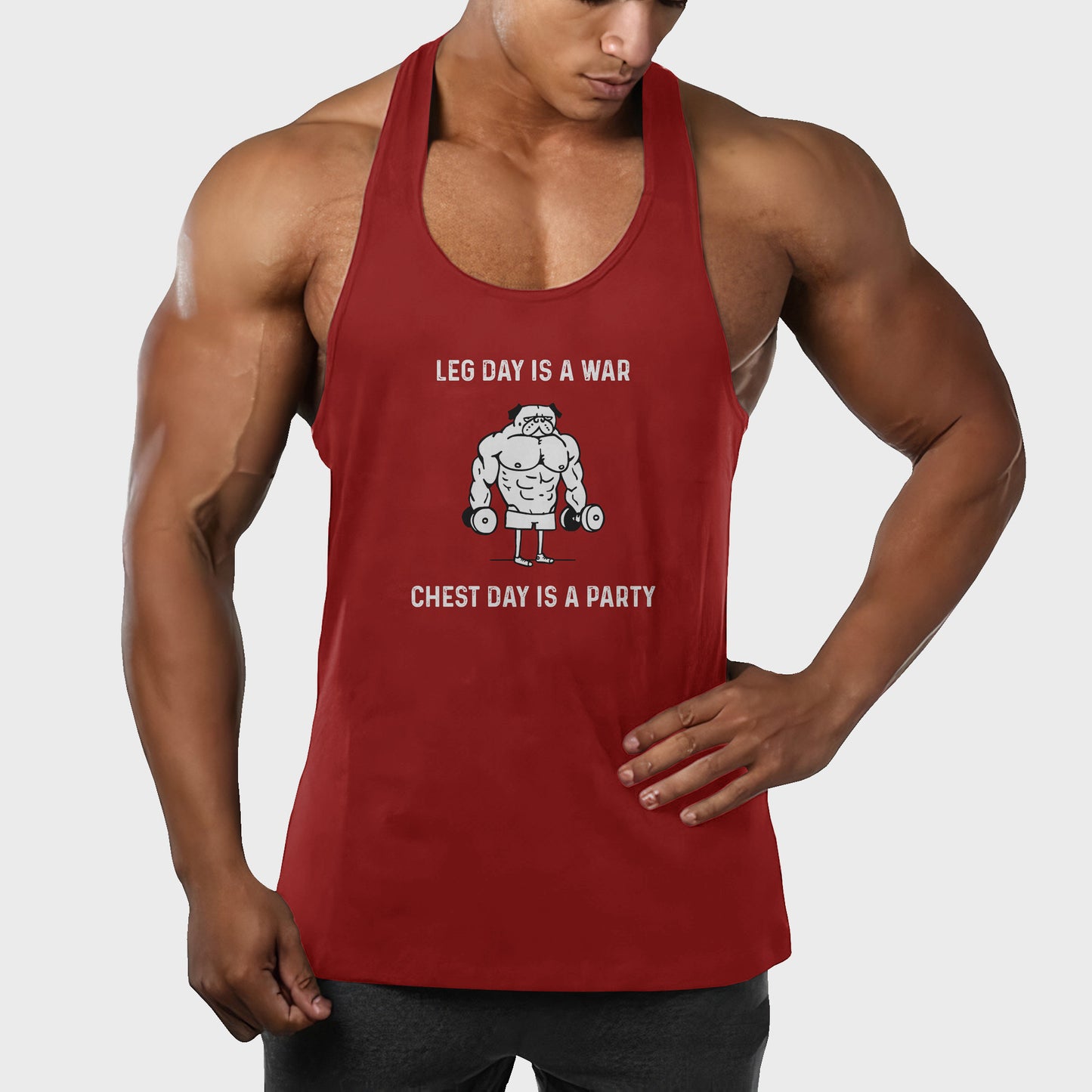 Customizable Bodybuilding Racerback Tank Top- TT01256