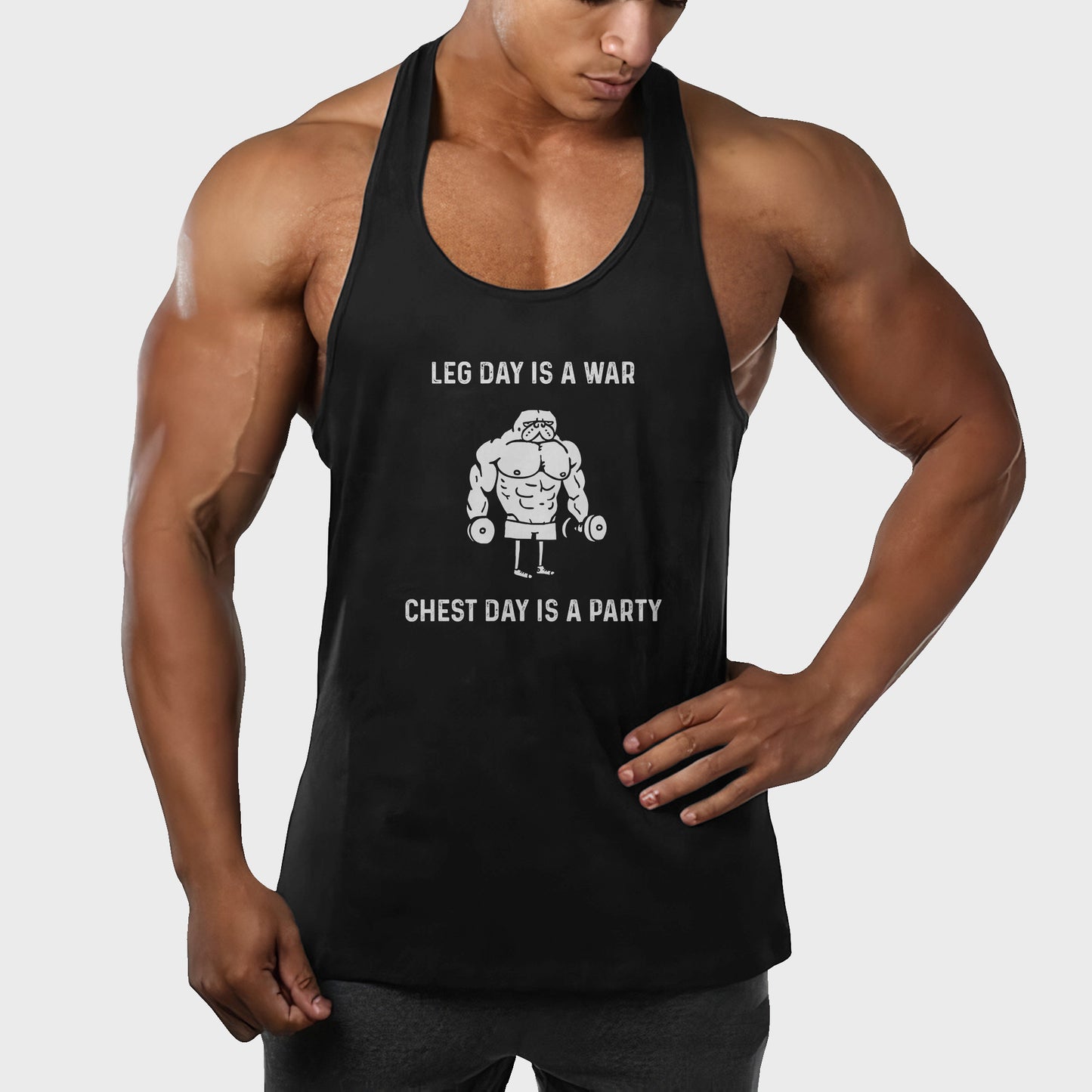 Customizable Bodybuilding Racerback Tank Top- TT01257