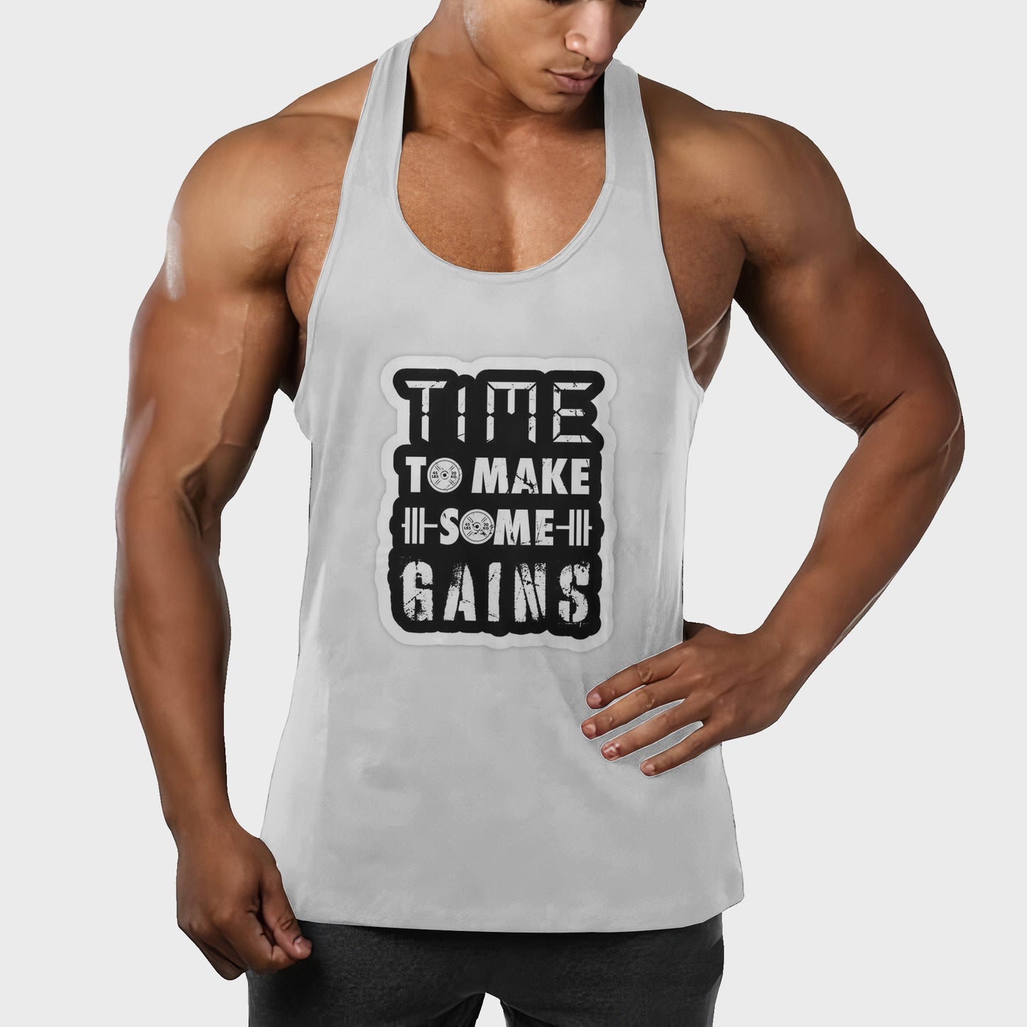 Customizable Bodybuilding Racerback Tank Top- TT01392