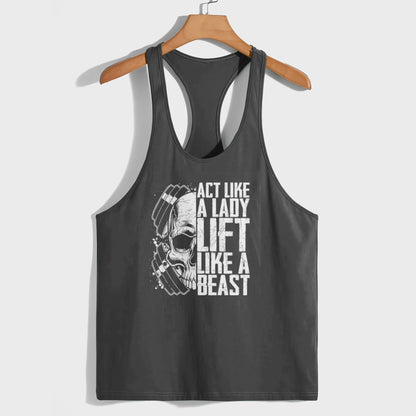 Customizable Bodybuilding Racerback Tank Top- TT01396