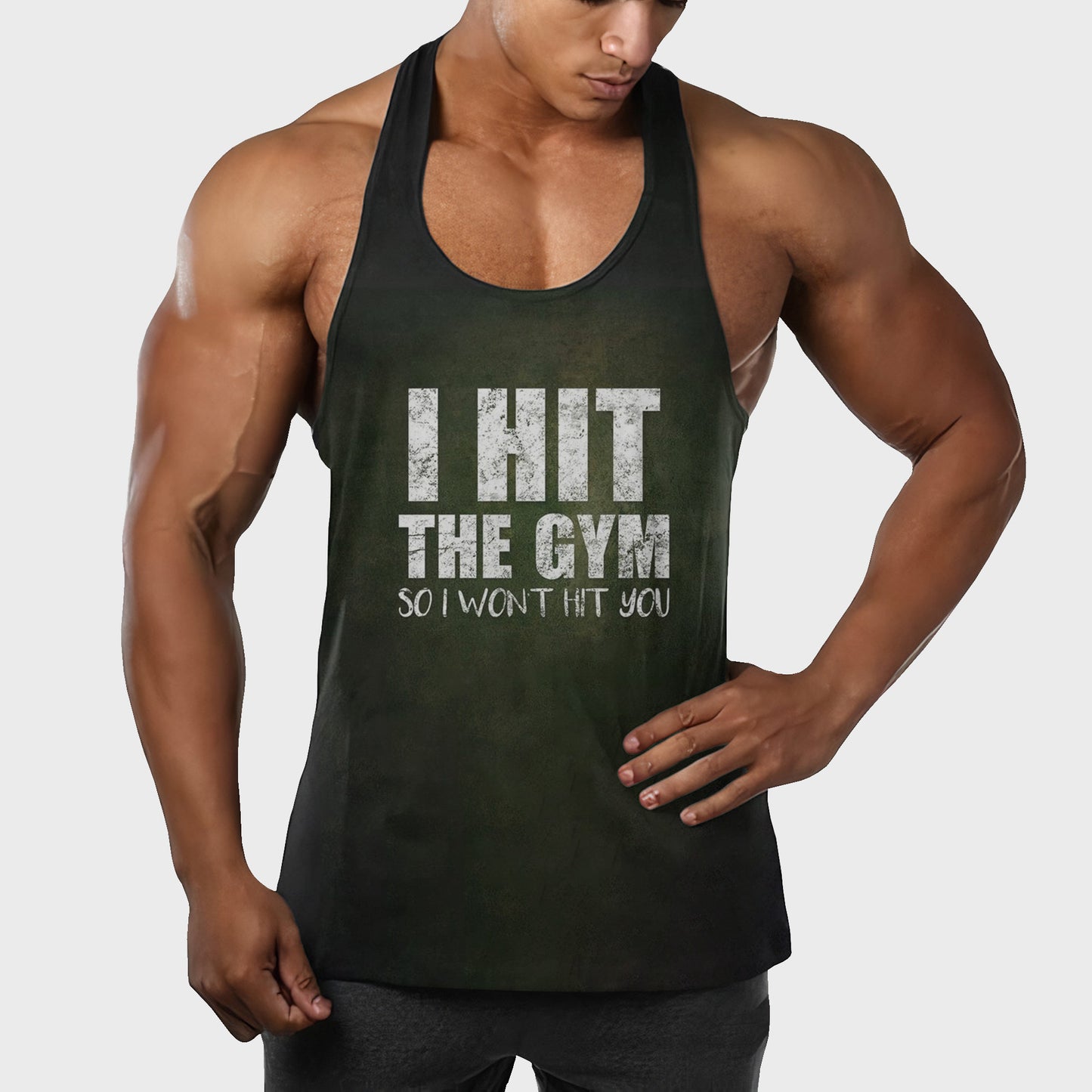 Customizable Bodybuilding Racerback Tank Top- TT01398