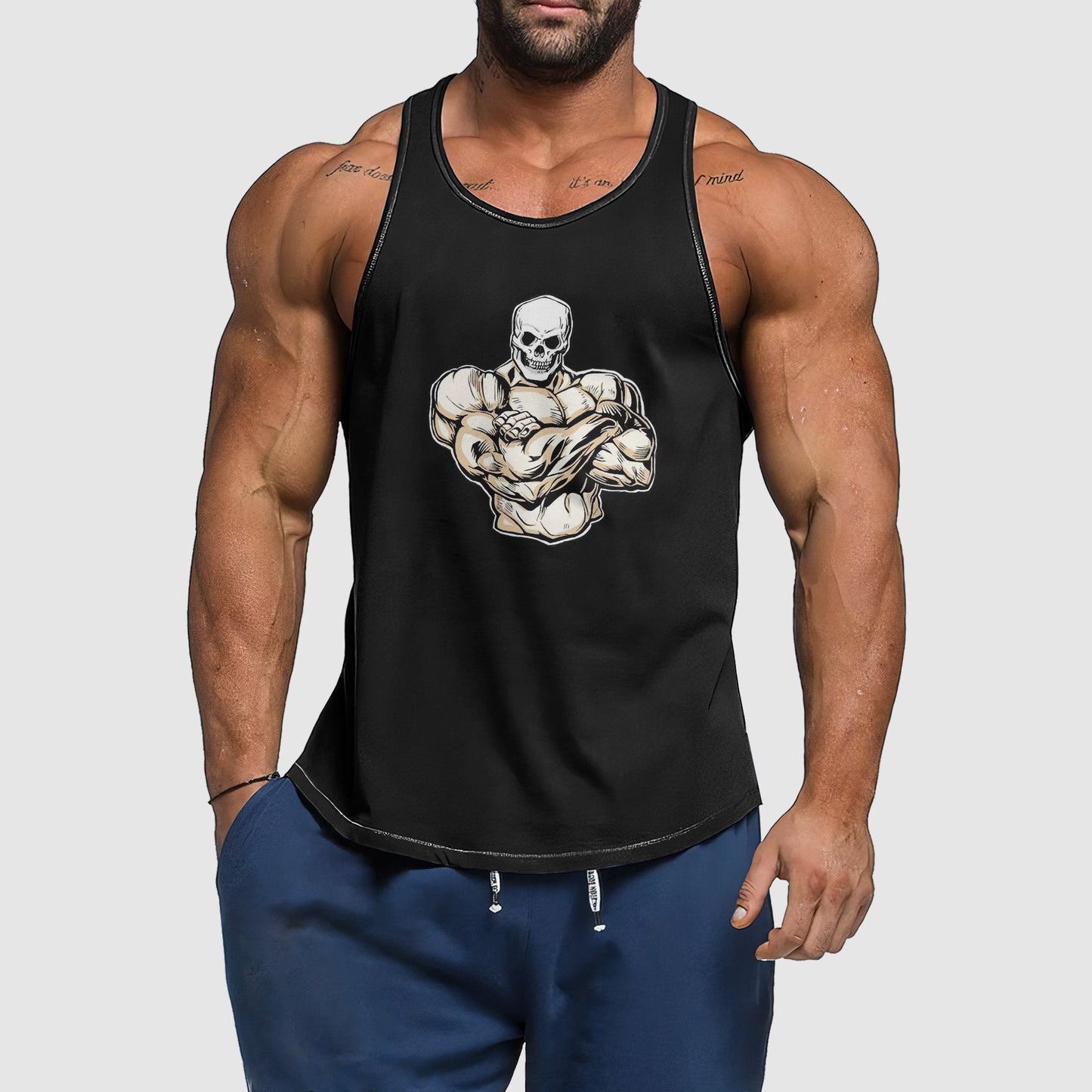 Ultimate Gym Tank Top for Men: Stay Cool and Comfy During Intense Workouts- TT01414