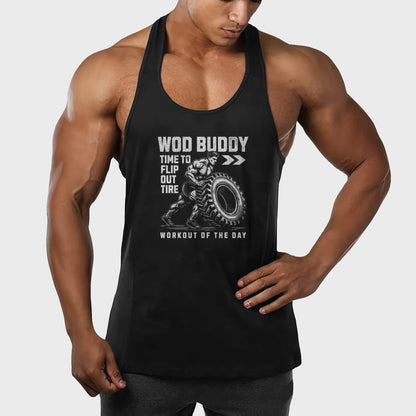 Customizable Bodybuilding Racerback Tank Top- TT01419