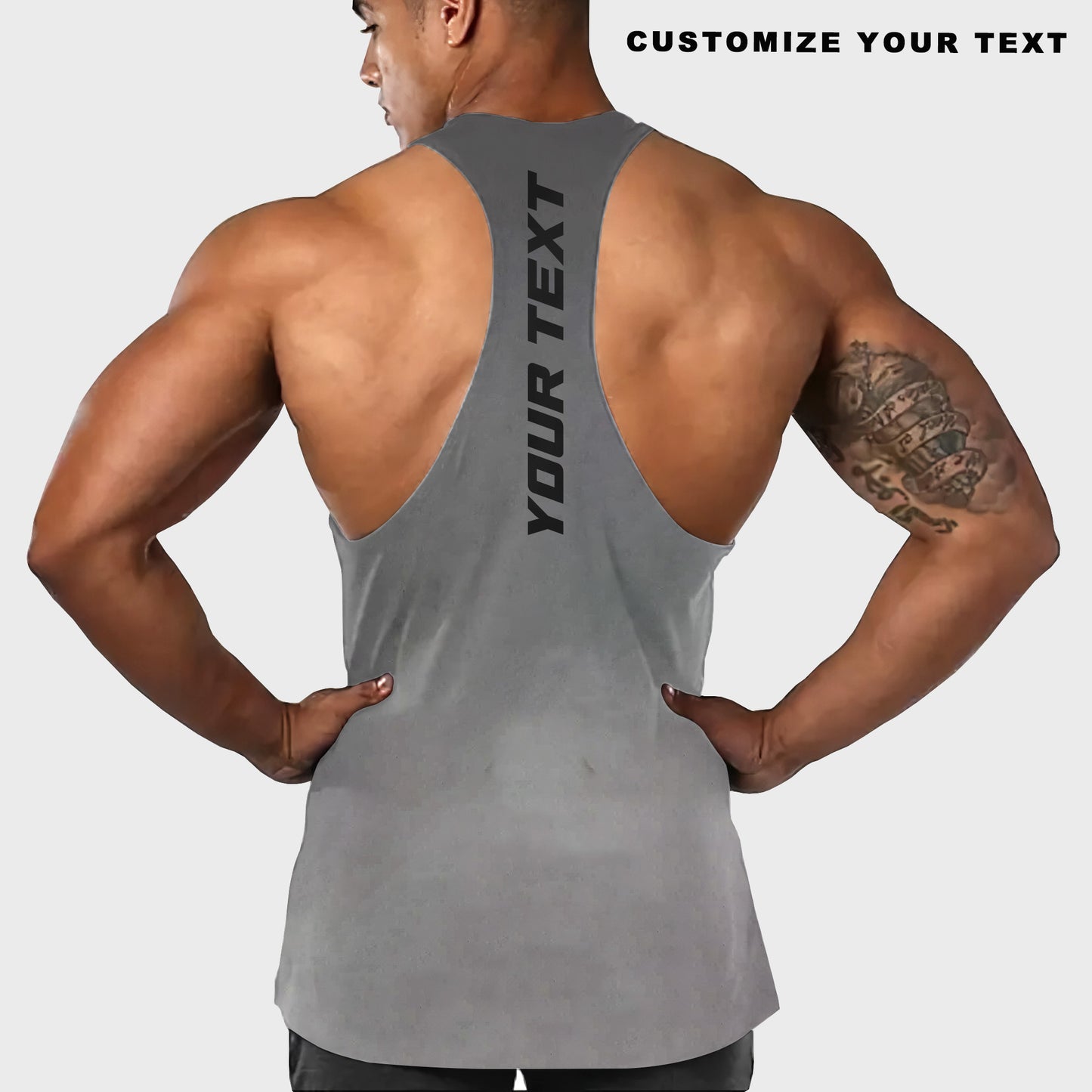 Customizable Bodybuilding Racerback Tank Top- TT01422