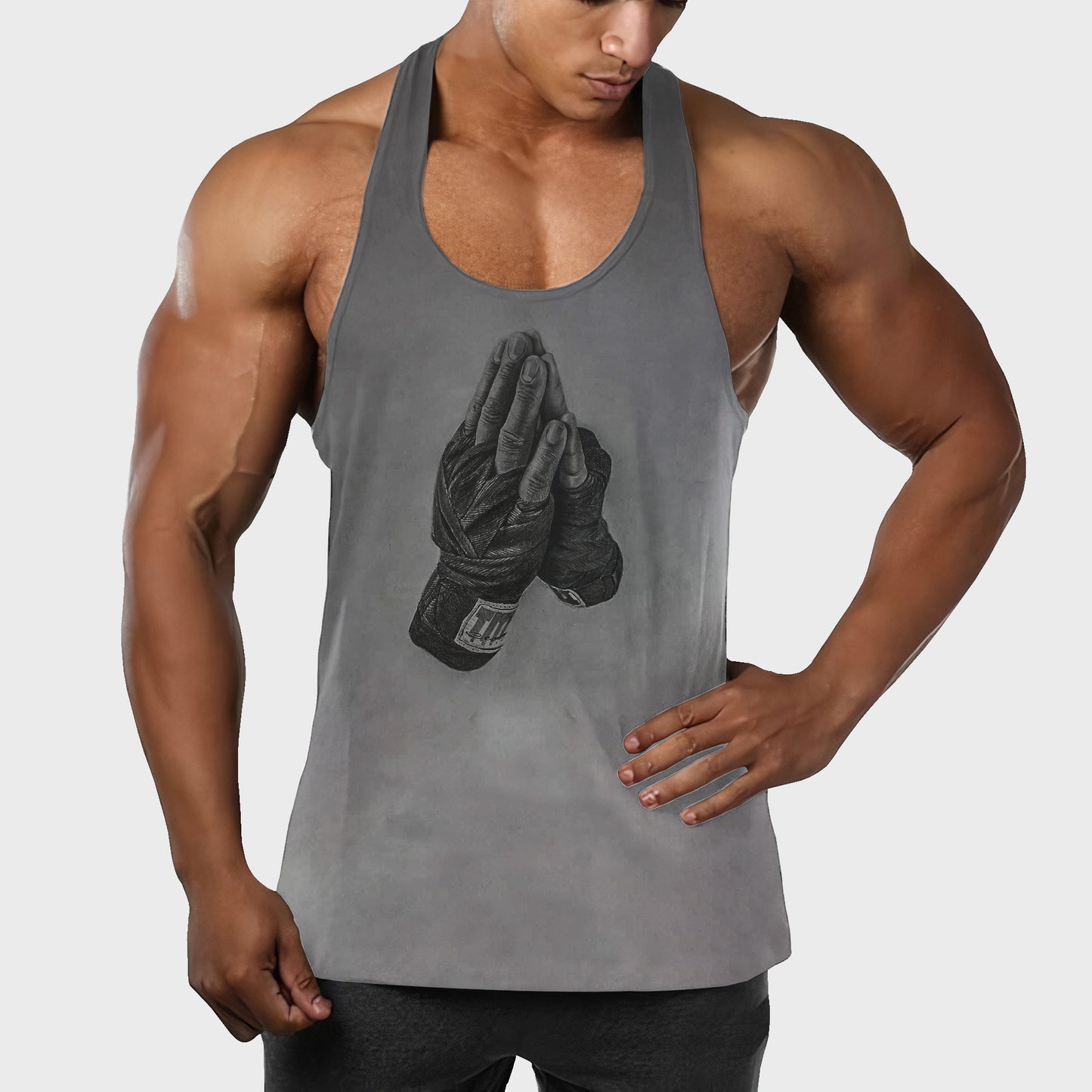 Customizable Bodybuilding Racerback Tank Top- TT01422