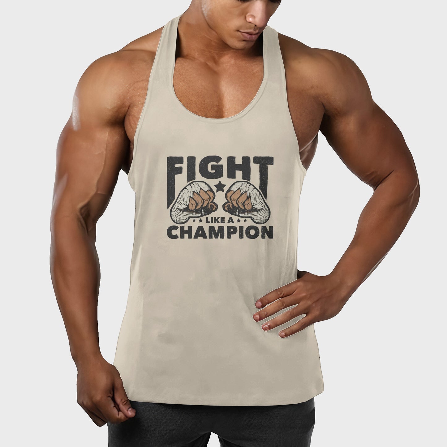 Customizable Bodybuilding Racerback Tank Top- TT01424