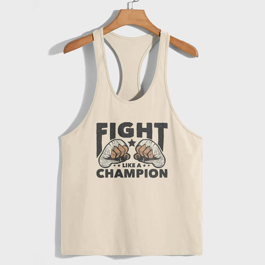 Customizable Bodybuilding Racerback Tank Top- TT01424