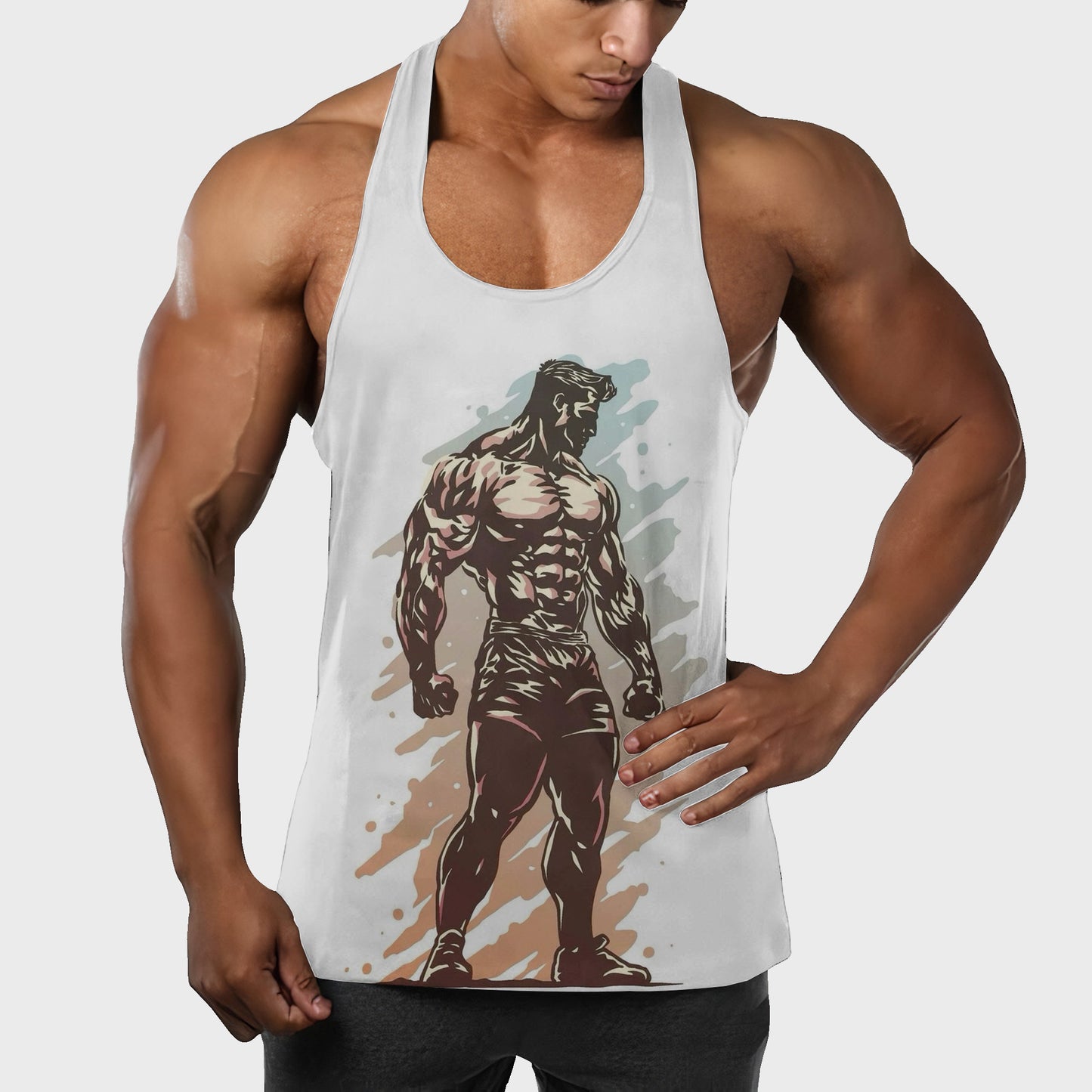 Customizable Bodybuilding Racerback Tank Top- TT01431