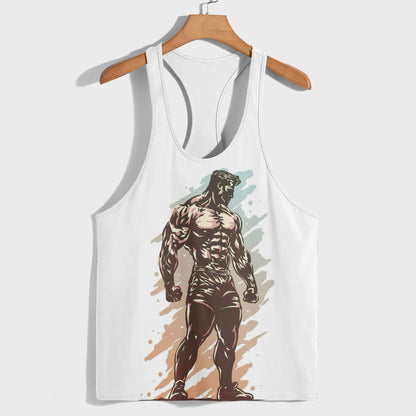 Customizable Bodybuilding Racerback Tank Top- TT01431