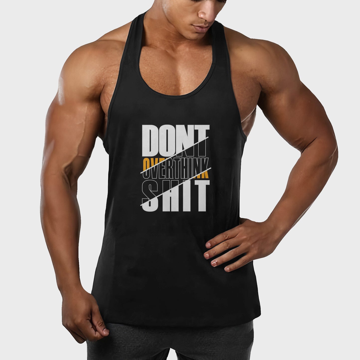 Customizable Bodybuilding Racerback Tank Top- TT01433