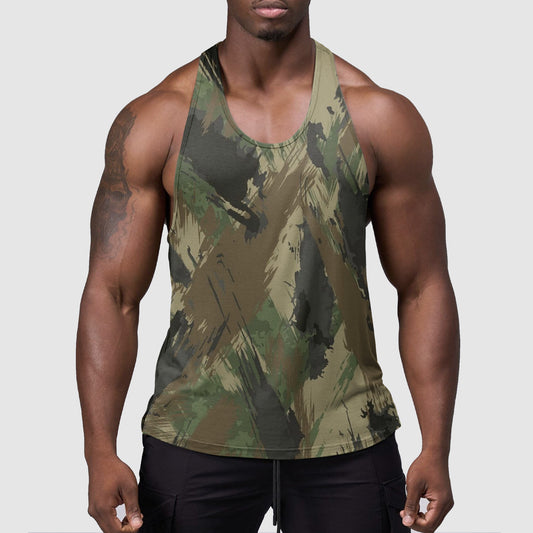 StealthFlex Camo Tank Top- Performance Fit for Bodybuilders- TT01557