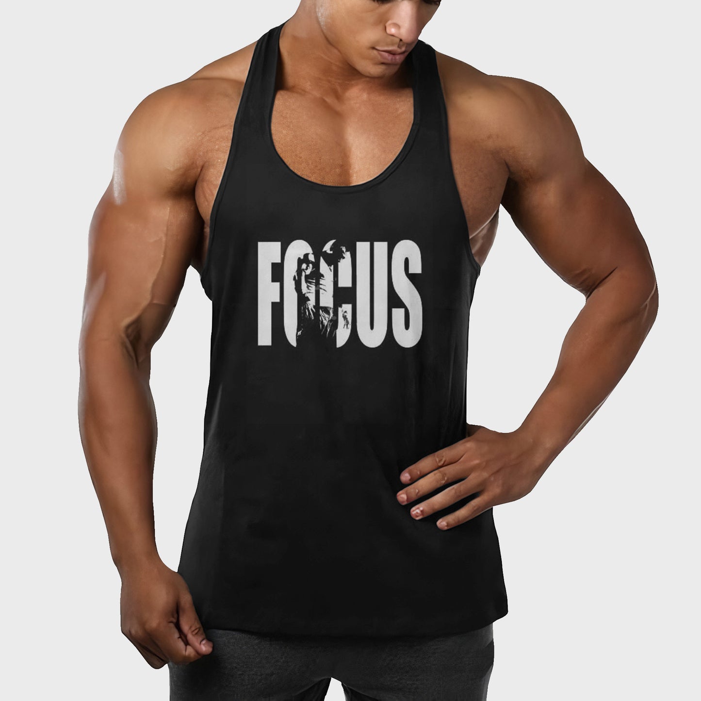 Customizable Bodybuilding Racerback Tank Top- TT01637