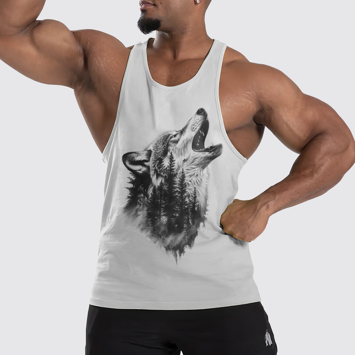 Wolf Howl Tank Top – Strength and Spirit Edition- TT01640