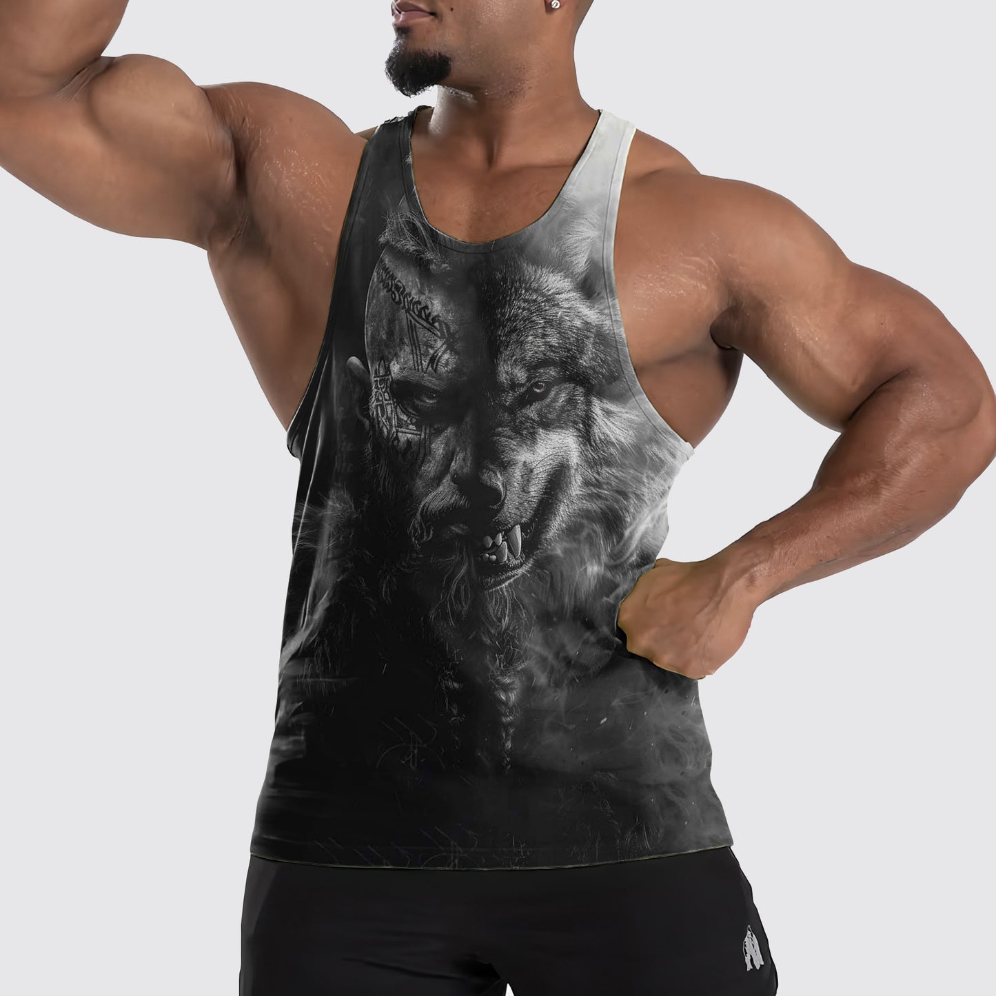 Wolf Howl Tank Top – Strength and Spirit Edition- TT01641