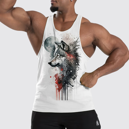 Wolf Howl Tank Top – Strength and Spirit Edition- TT01647