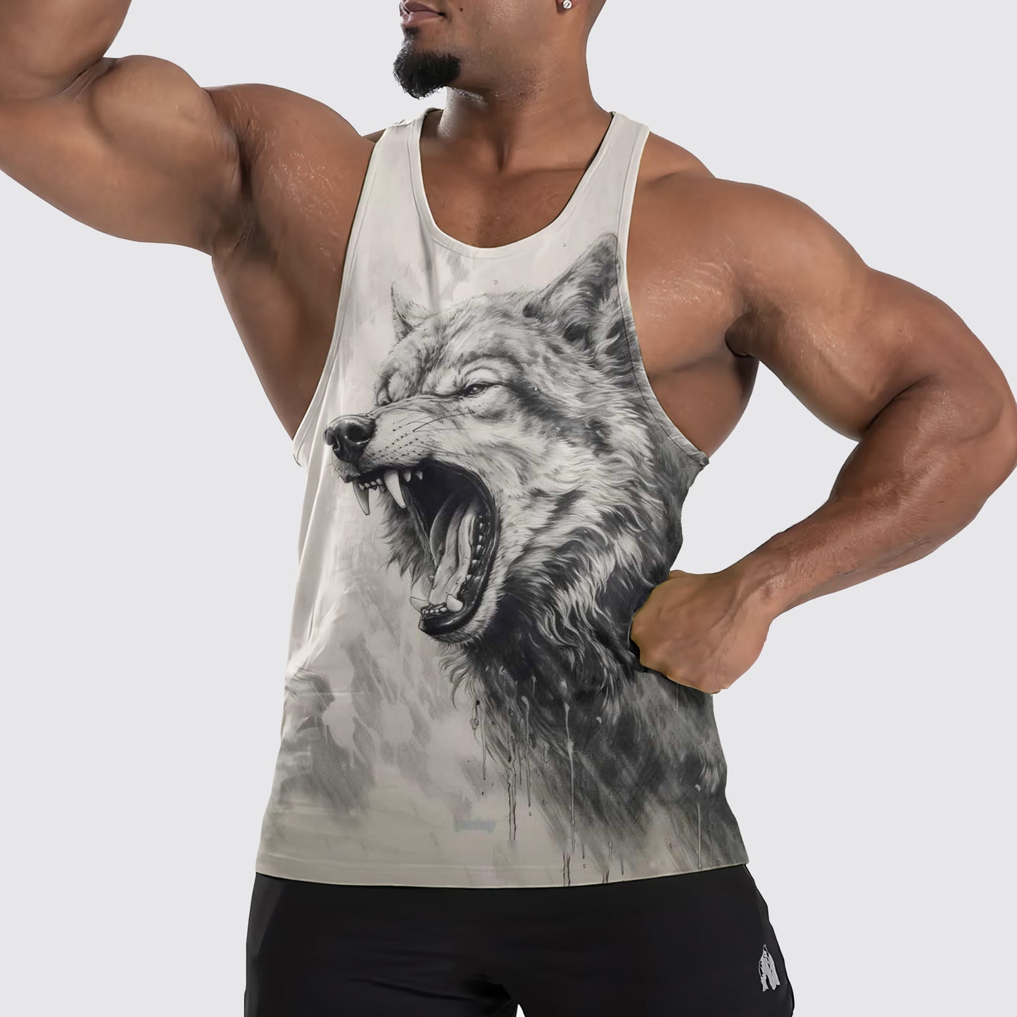 Wolf Howl Tank Top – Strength and Spirit Edition- TT01648