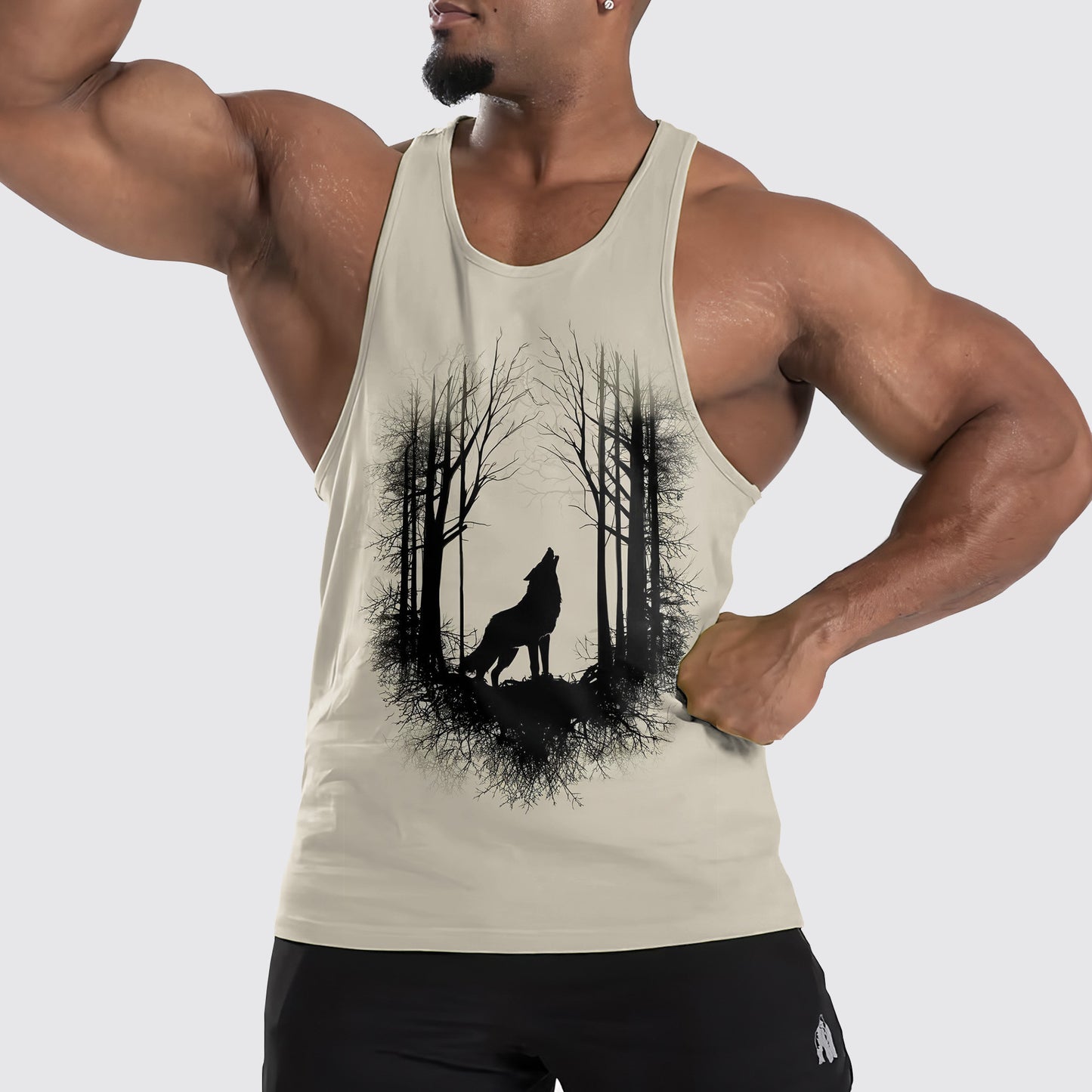 Wolf Howl Tank Top – Strength and Spirit Edition- TT01649