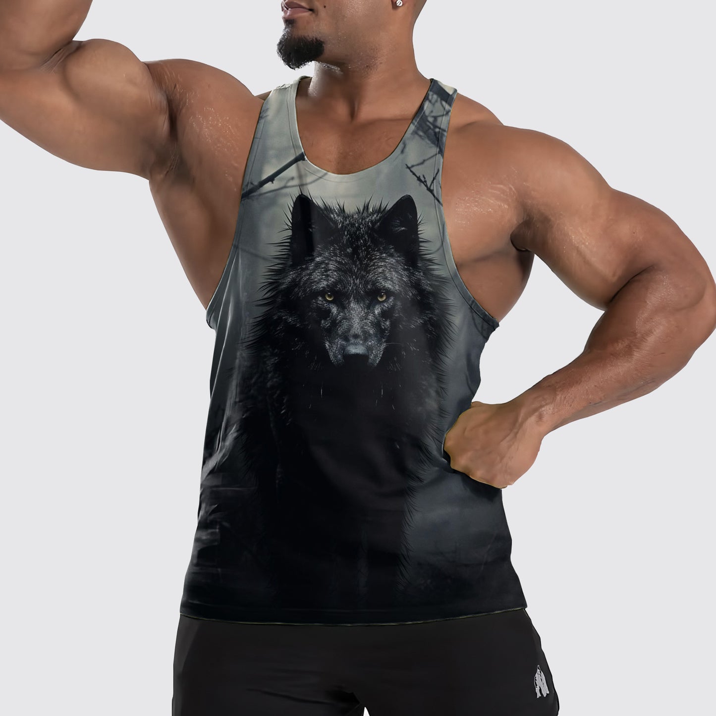 Wolf Howl Tank Top – Strength and Spirit Edition- TT01656