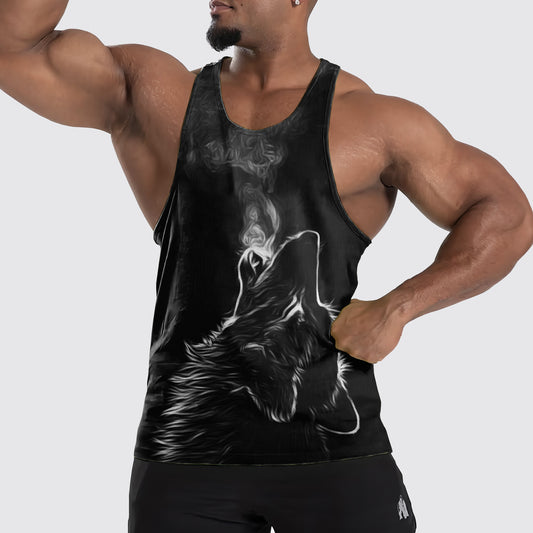 Wolf Howl Tank Top – Strength and Spirit Edition- TT01662