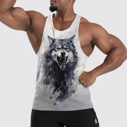 Wolf Howl Tank Top – Strength and Spirit Edition- TT01664