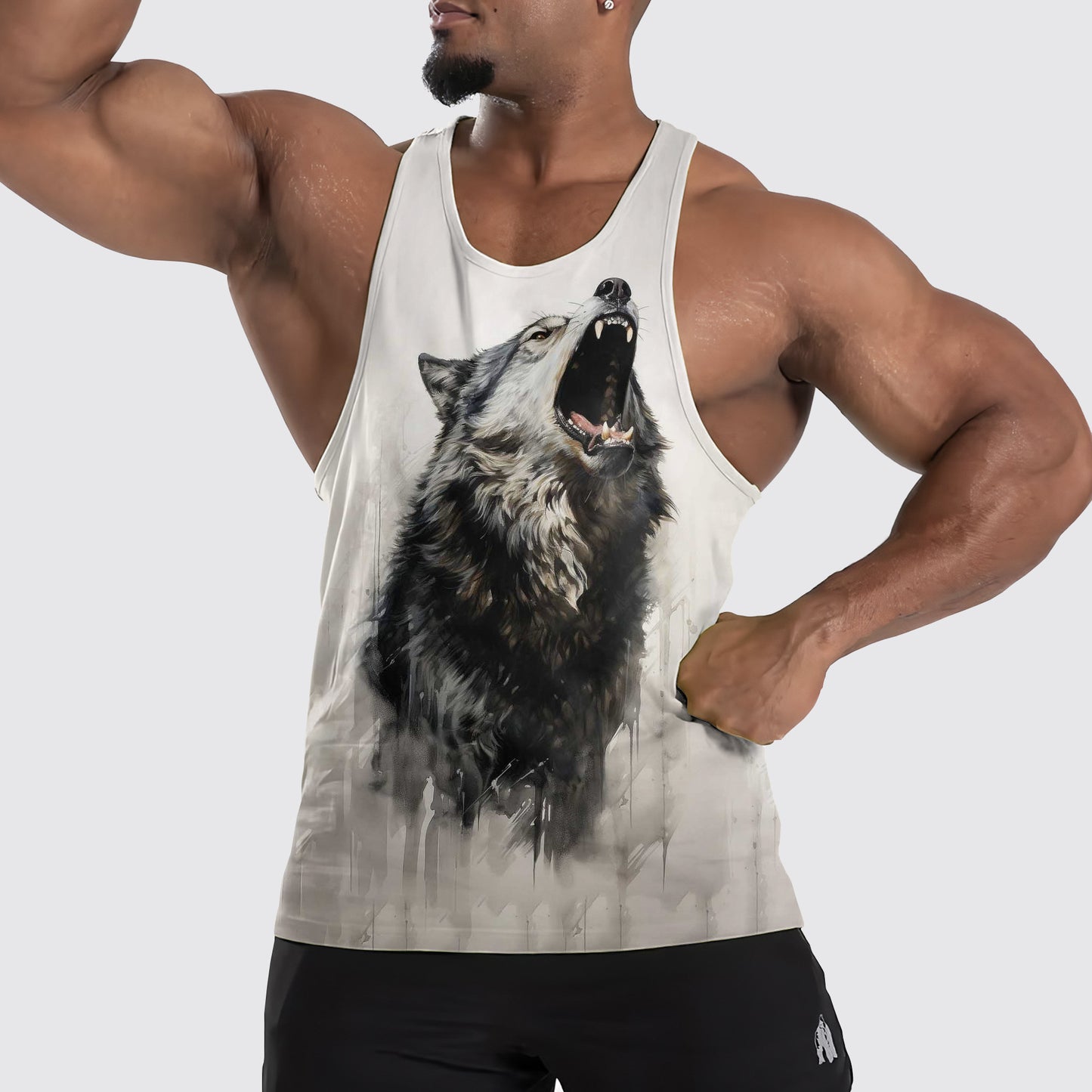 Wolf Howl Tank Top – Strength and Spirit Edition- TT01665