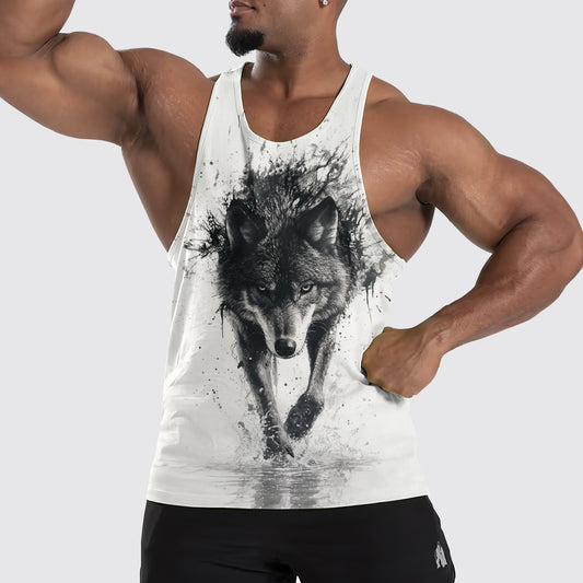 Wolf Howl Tank Top – Strength and Spirit Edition- TT01669