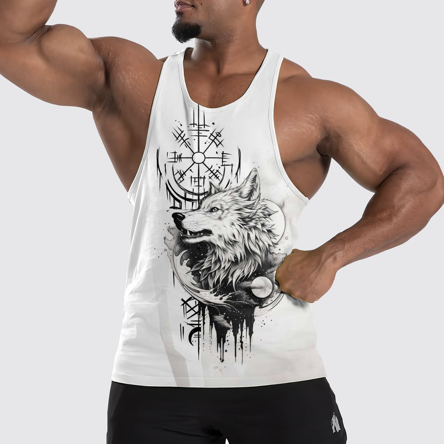 Wolf Howl Tank Top – Strength and Spirit Edition- TT01672