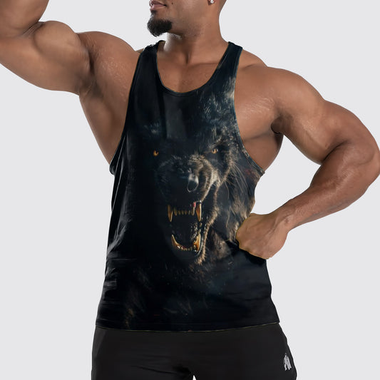 Wolf Howl Tank Top – Strength and Spirit Edition- TT01675