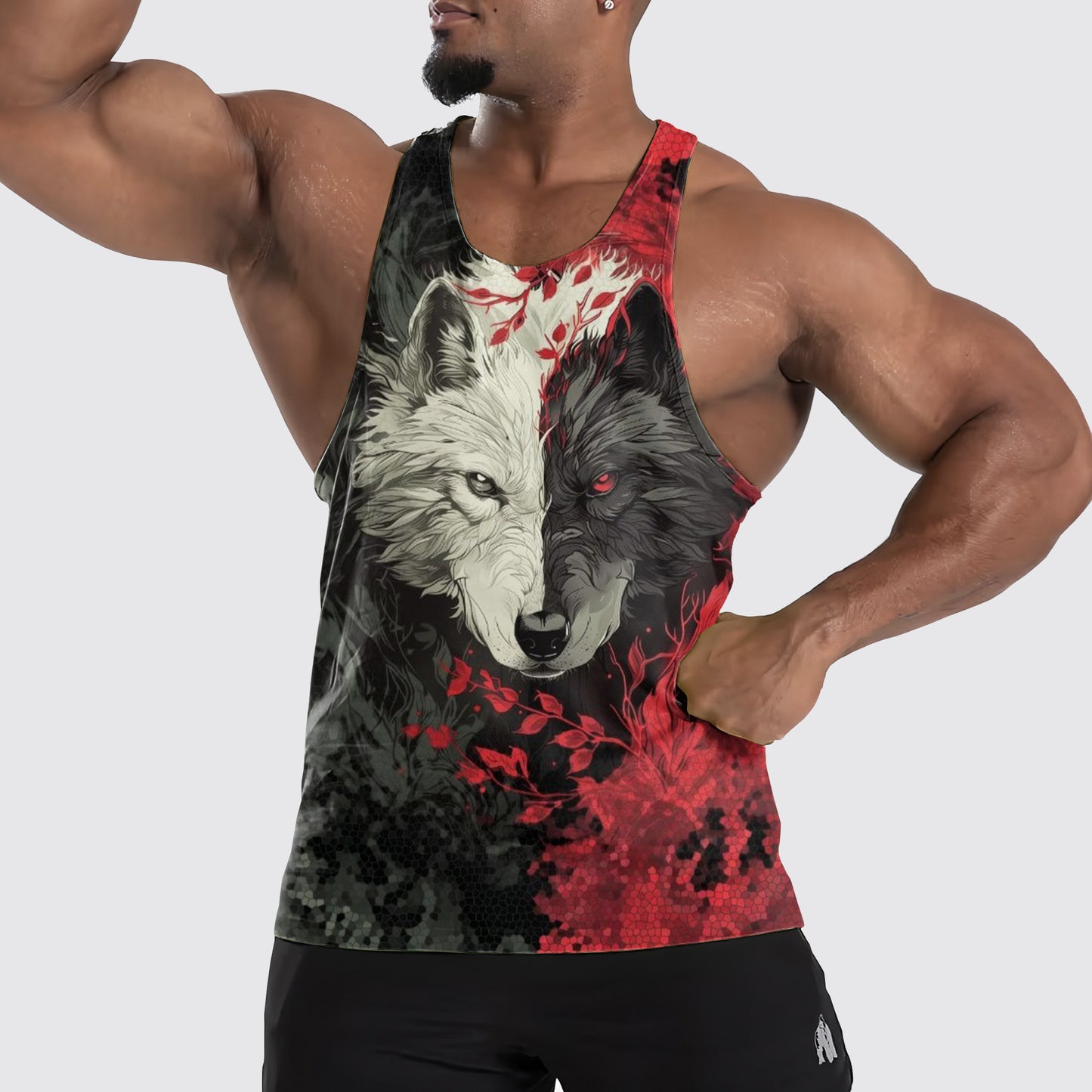 Wolf Howl Tank Top – Strength and Spirit Edition- TT01676