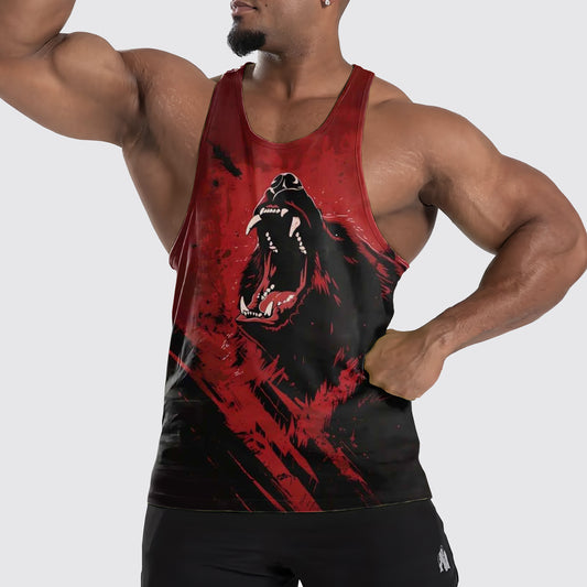 Wolf Howl Tank Top – Strength and Spirit Edition- TT01677