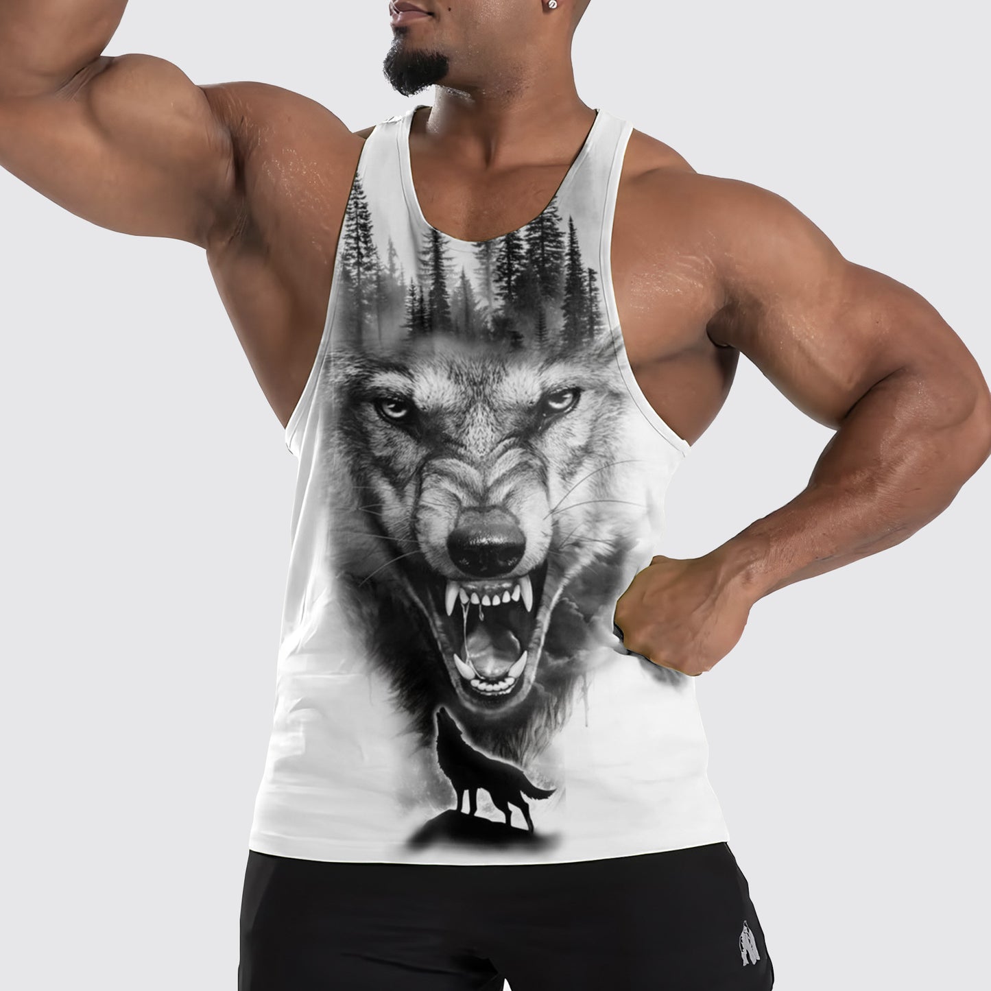 Wolf Howl Tank Top – Strength and Spirit Edition- TT01687