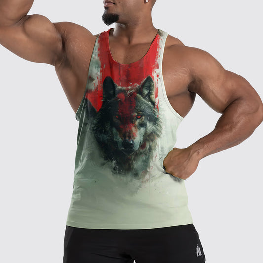 Wolf Howl Tank Top – Strength and Spirit Edition- TT01698