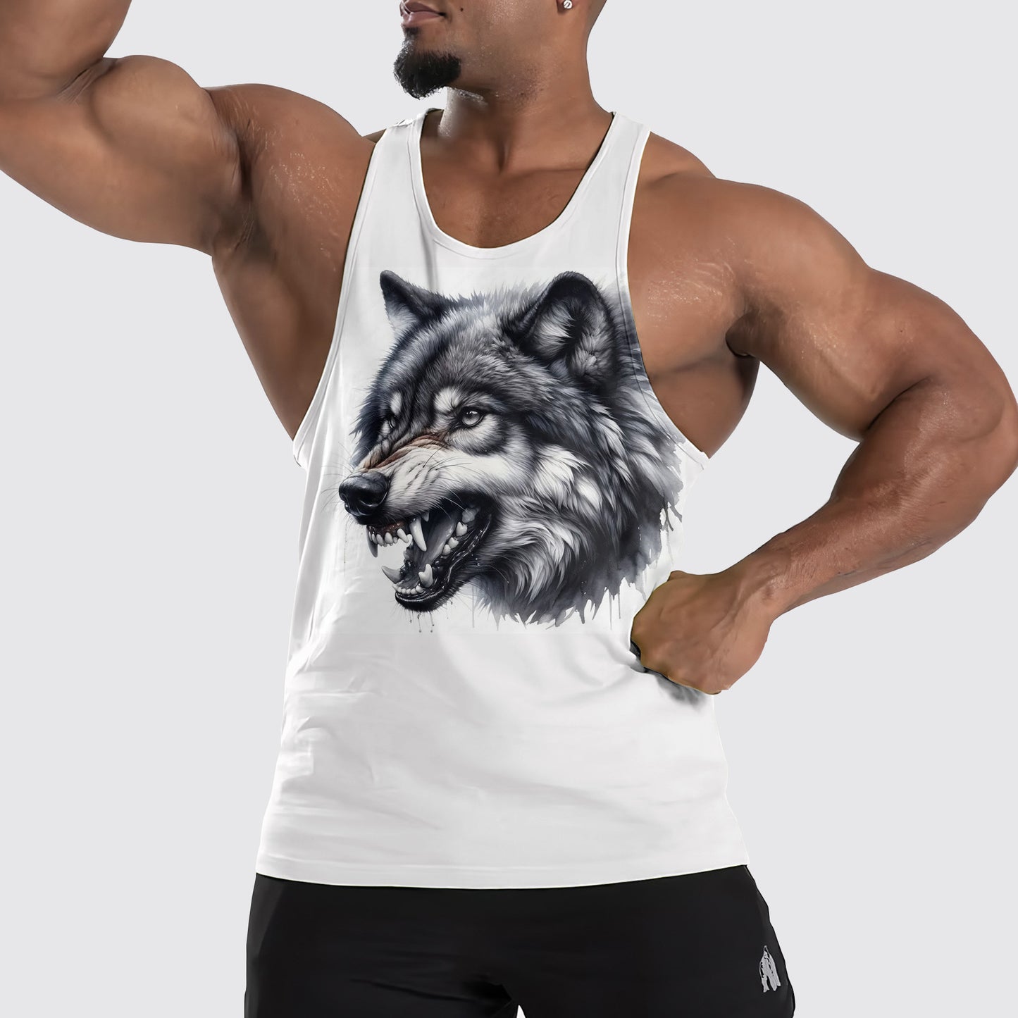 Wolf Howl Tank Top – Strength and Spirit Edition- TT01703