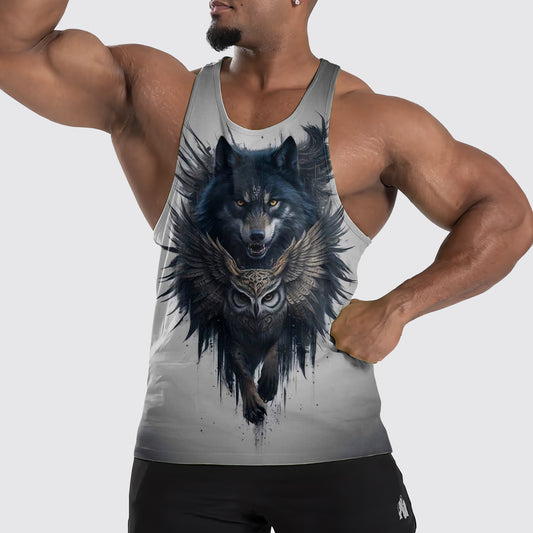 Wolf Howl Tank Top – Strength and Spirit Edition- TT01705