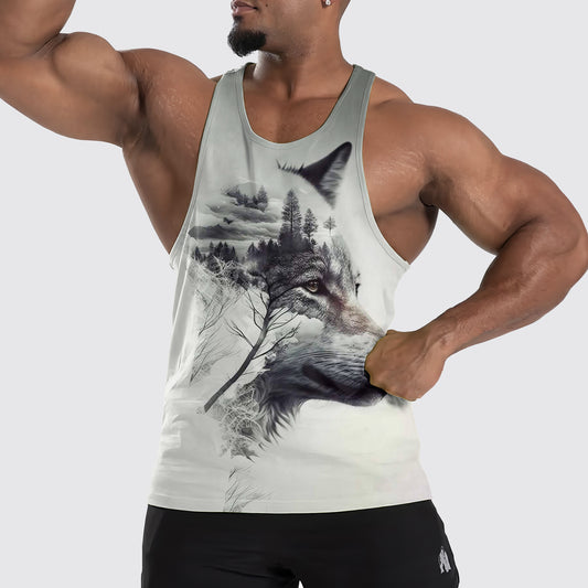 Wolf Howl Tank Top – Strength and Spirit Edition- TT01706