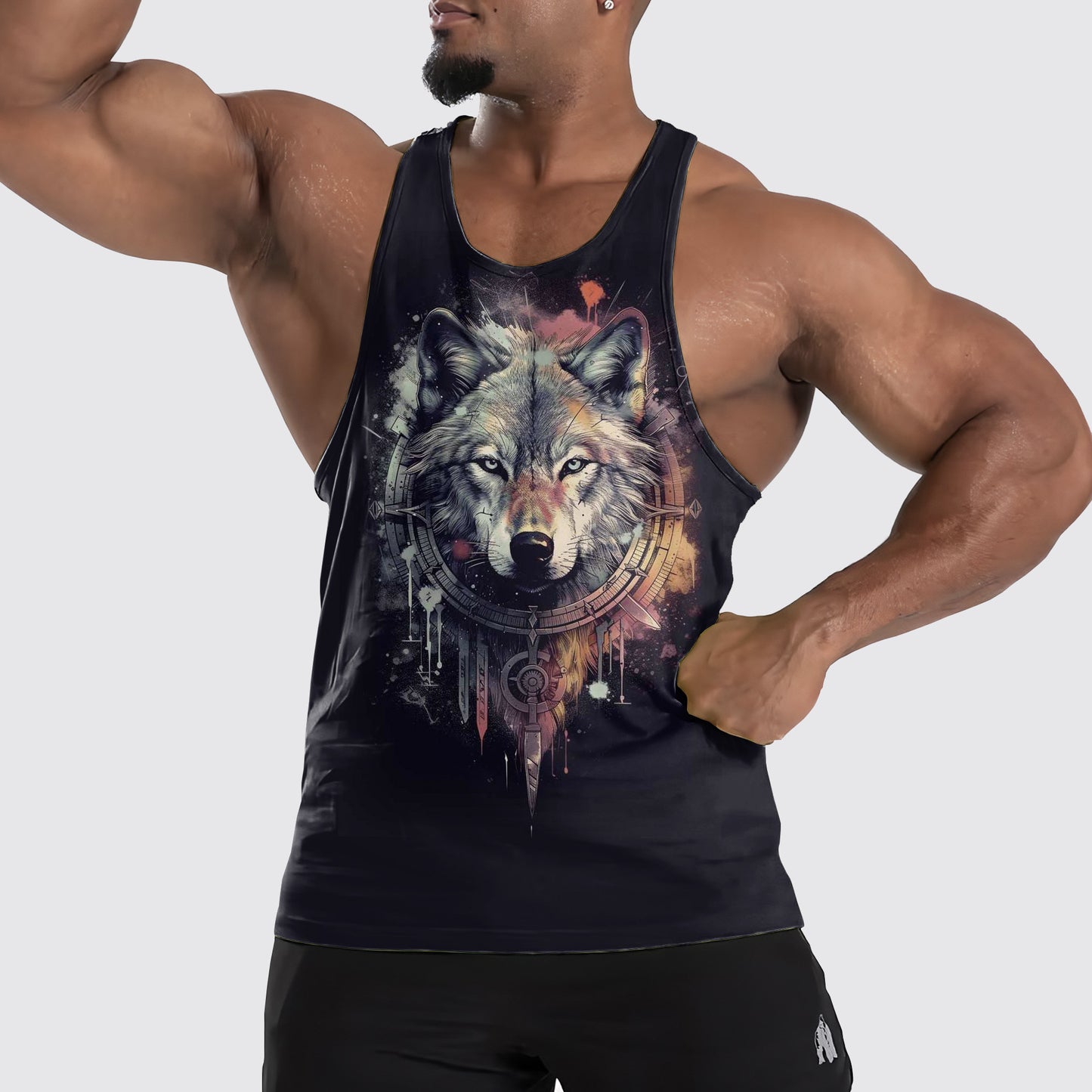 Wolf Howl Tank Top – Strength and Spirit Edition- TT01708