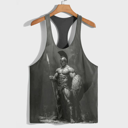 Warrior Spirit 3D Racerback Tank Top- TT01719