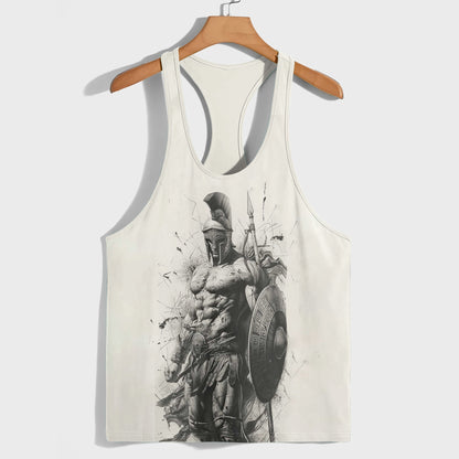 Warrior Spirit 3D Racerback Tank Top- TT01725