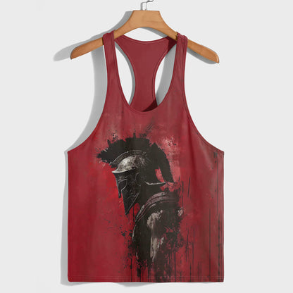 Warrior Spirit 3D Racerback Tank Top- TT01728